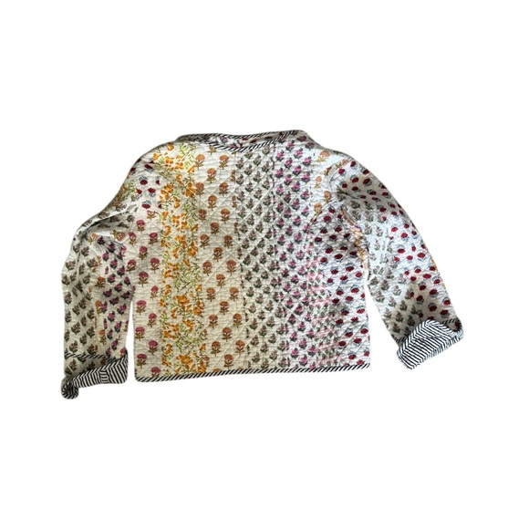 Quilted Multi-Color Floral Jacket - Picture 2 of 6
